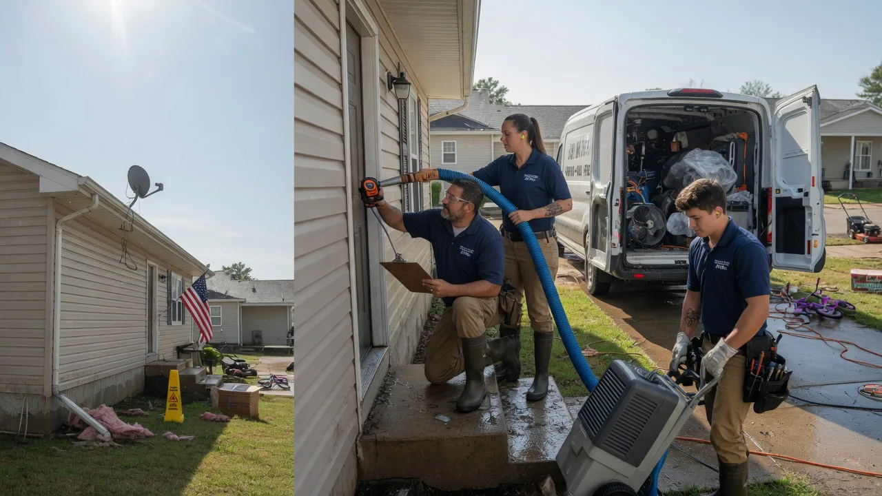 Ceiling Water Damage Restoration in Deer Grove, IL near me